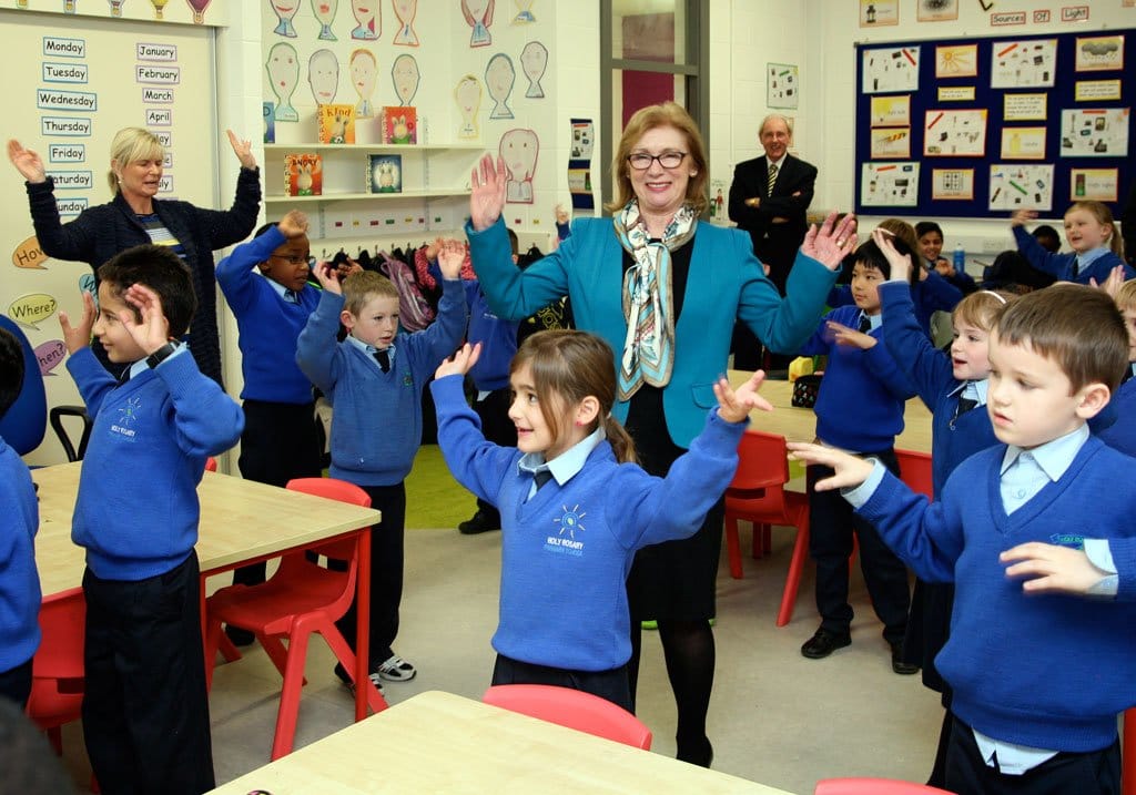 Minister joins in the fun!