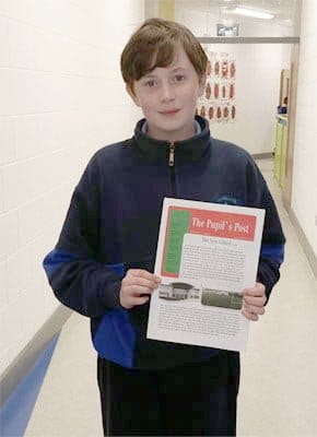 December 2013 Editor of The Pupil's Post - Eoin
