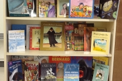 Books. These books are for building bridges programme being used throughout the school.